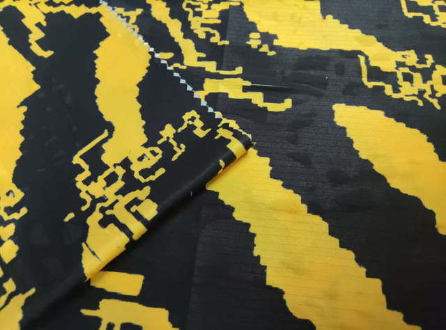 50D Polyester fabric Jacquard Printed