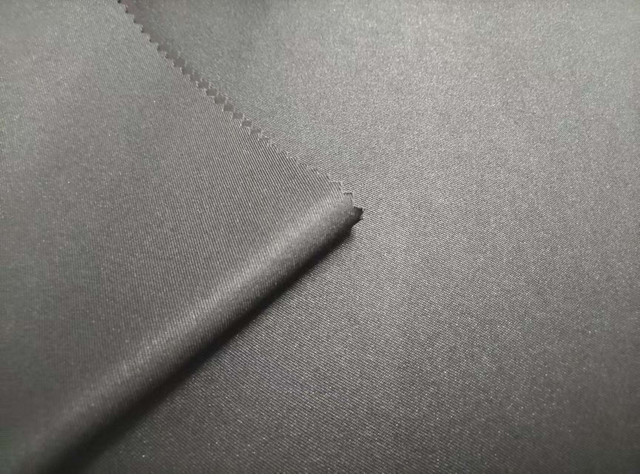 RPET 150D Twill Pasted with 200G Recycled Nylon fabric Lycra