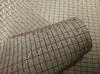 400D Nylon Polyester fabric Two Color with 0.6 * 0.9 Black Thread Dividing and Diamond Grid Jacquard