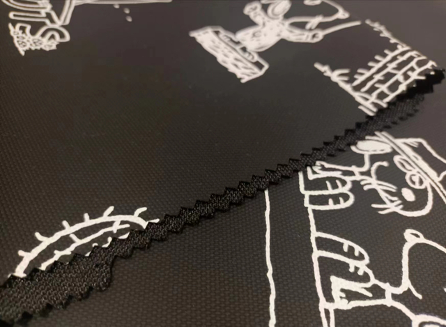 900D sticking release paper + temperature change casual unlucky bear polyester fabric