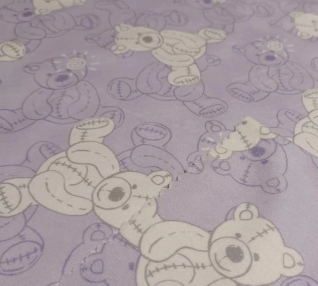 RPET velvet with digital printed pattern polyester fabric