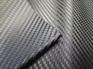 400D filament with widened vertical four-line twill pattern polyester fabric