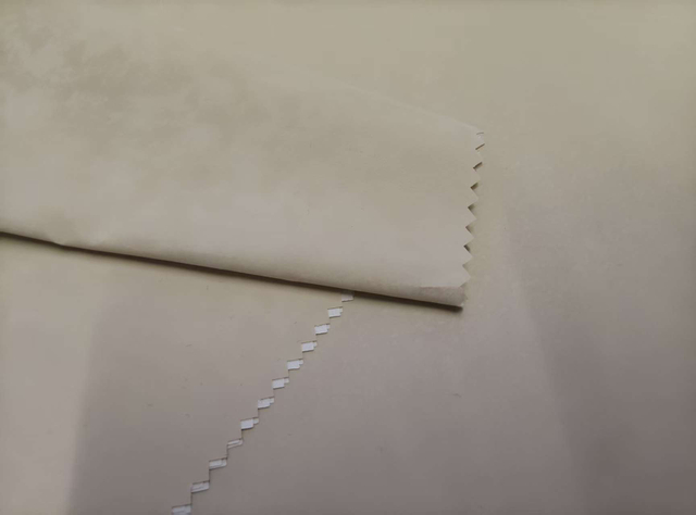 Release paper with imitation wool texture polyestr fabric