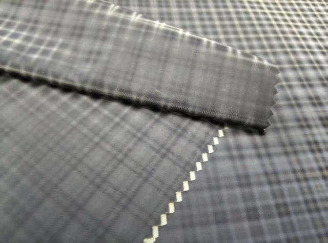 Reflective checkered release paper polyester fabric
