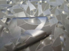 Irregular yin-yang reflective release paper polyester fabric