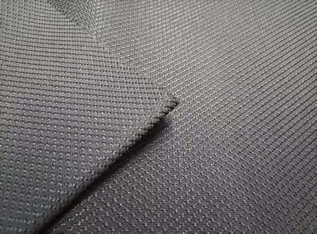 300D elastic filament with jacquard twill pattern polyester fabric