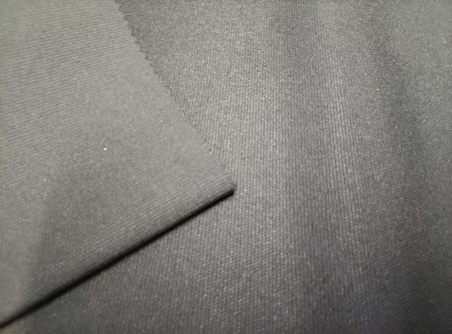 300D elastic filament with horizontal stripe jacquard pattern 