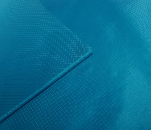 30D shiny nylon fabric ripstop with silicon coating