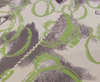 900D stick-off paper printed bear polyester fabric