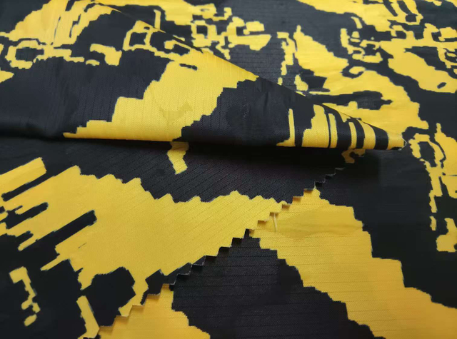 50D Polyester fabric Jacquard Printed