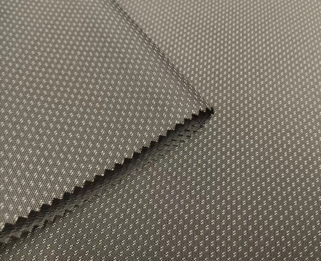 500D tight twill dobby polyester fabric.