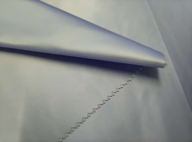 Silver mini honeycomb pattern release paper polyester fabric