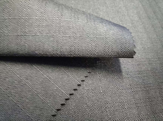 600D elastic filament with long grid pattern of one horizontal line and three vertical lines