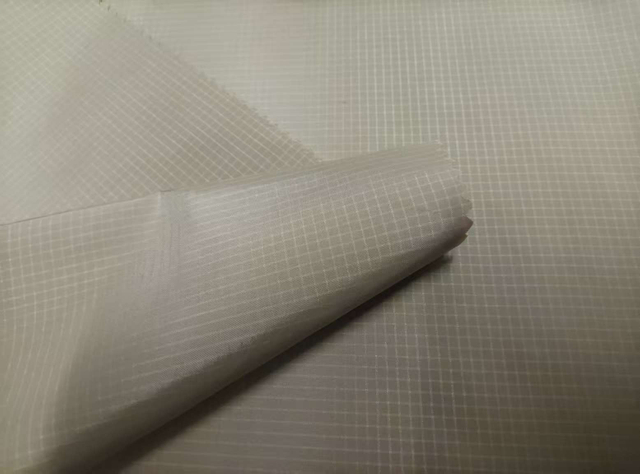 303T Diamond like Silk Hidden Check polyester fabric
