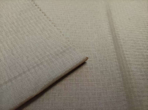 Biobased Corn Kernel Bullet Spun Nylon fabric 56 Double-Line 0.3mm Grid 