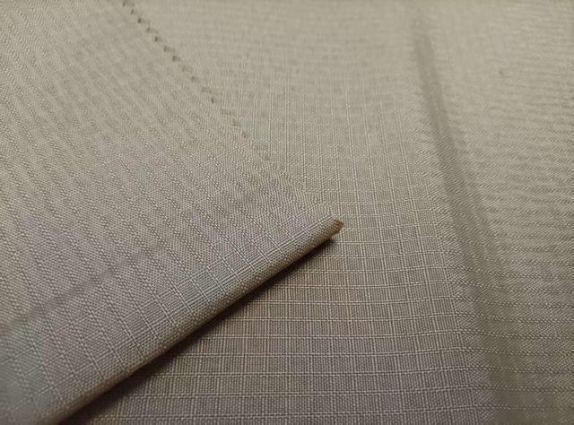 Biobased Corn Kernel Bullet Spun Nylon fabric 56 Double-Line 0.3mm Grid 