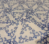 RPET75D matt satin with digital printed pattern(blue-and-white porcelain) polyester fabric