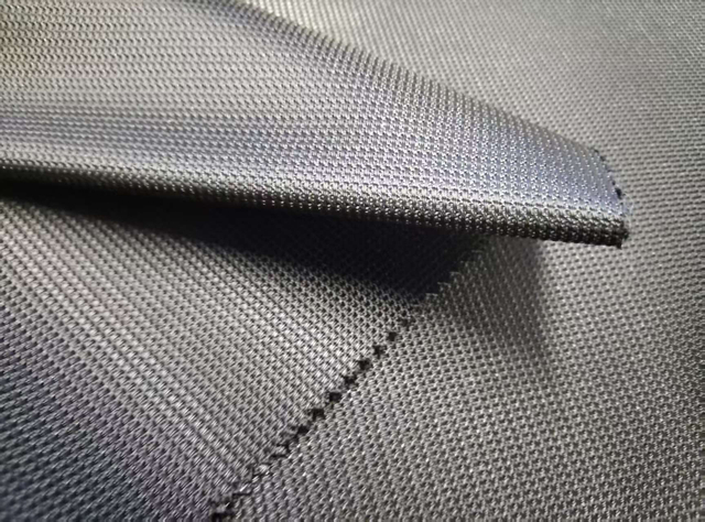 400D filament with double line jacquard pattern polyester fabric