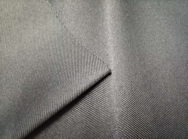 300D elastic filament with glossy twill pattern