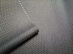 600D DTY horizontal line twill polyester fabric
