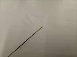 RPET400D twisted invisible ripstop dobby polyester fabric