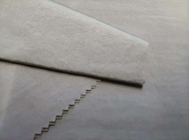 Nylon fabric shiny horizontal strip