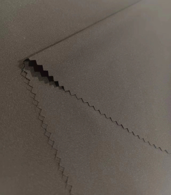 50D semi-matt polyester fabric with spandex