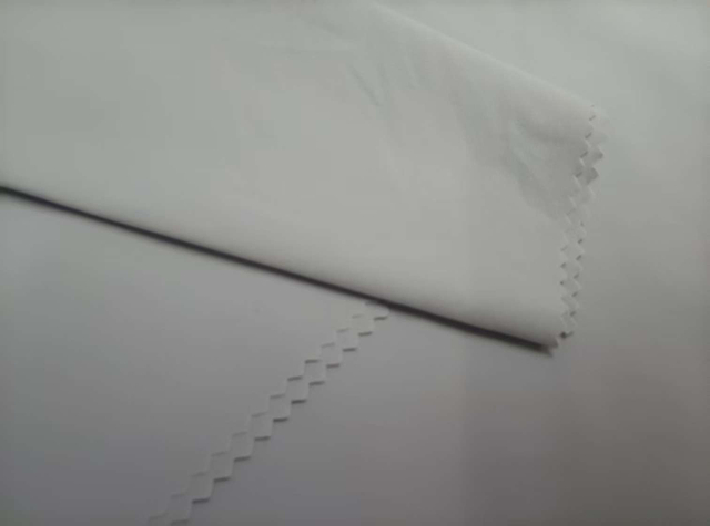 Small check Four way Stretch nylon Fabric
