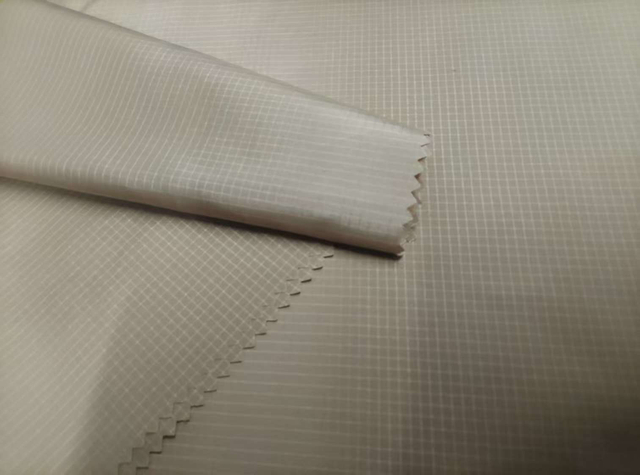 303T Diamond like Silk Hidden Check polyester fabric