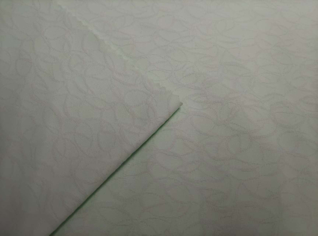 Knitted Irregular Jacquard in Two Colors nylon fabric