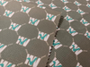 200D twisted poly dobby with digital print polyester fabric