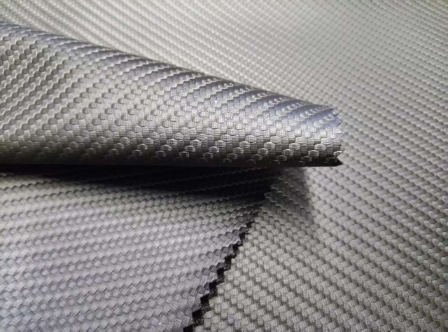 RPET600D double-side recycled TPU with debossing, matte surface polyester fabric