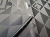 Nylon Yangyang triangle letter jacquard composite with 180G jacquard fabric