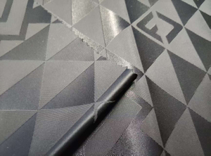 Nylon Yangyang triangle letter jacquard composite with 180G jacquard fabric