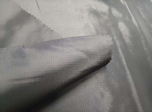 210T/0.2 semi-dull filament check nylon Fabric taffeta