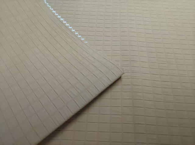T8 Double Layer Check polyester fabric