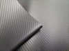 1680D Polyester fabric Imitated Carbon Fiber Stripe with Scratch-Resistant Coated Film as the Surface