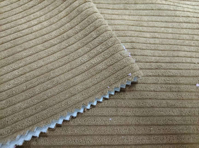 4.5 striped corduroy knitted composite polyester fabric