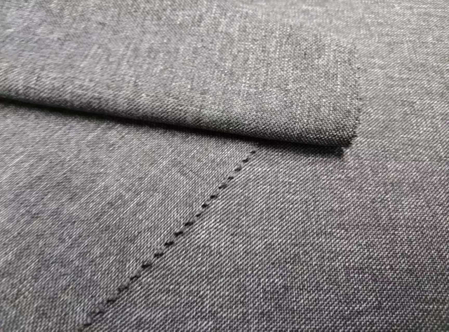 RPET cationic 2/2 twill polyester fabric