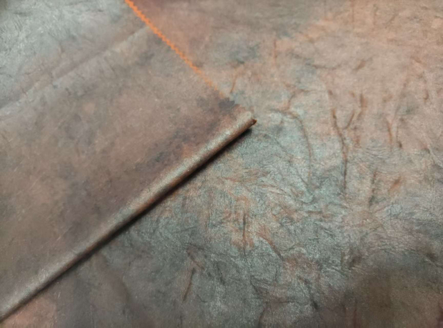 Kulok Silk like Cotton fabric Printed Imitation Leather