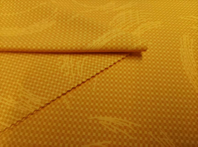Knitted two tone plaid jacquard spandex fabric
