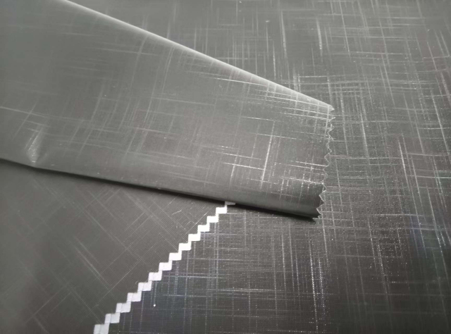 75D High Elastic Polyester fabric Pongee Four Dimensional Check Pattern Release Paper