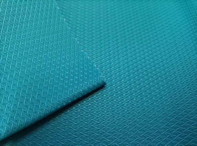 Bio-based corn kernel filament nylon 56 cross T-shaped jacquard nylon fabric