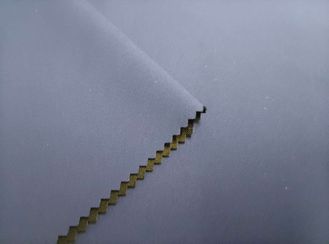75D * 60D Mechanically Elastic 2/1 Twill Semi-Transparent TPU Pasted with TRI Dry Cloth polyester fabric
