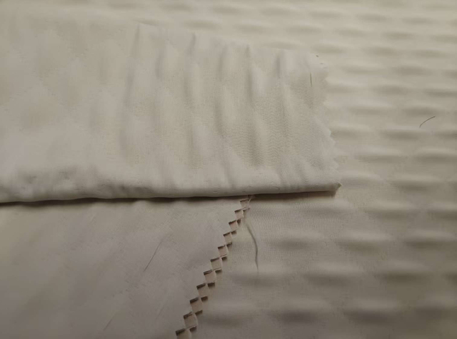 Double layered Water Cube polyester fabric