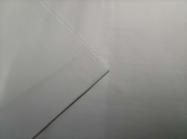 15D High Elastic Vertical Strip Double Lined Grid nylon fabric