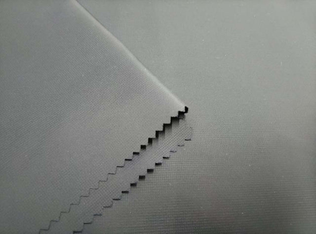 Biodegradable 50D 300T 0.1 Check polyester fabric