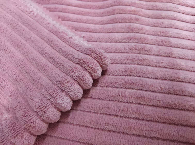 2.5 stripe corduroy polyester fabric
