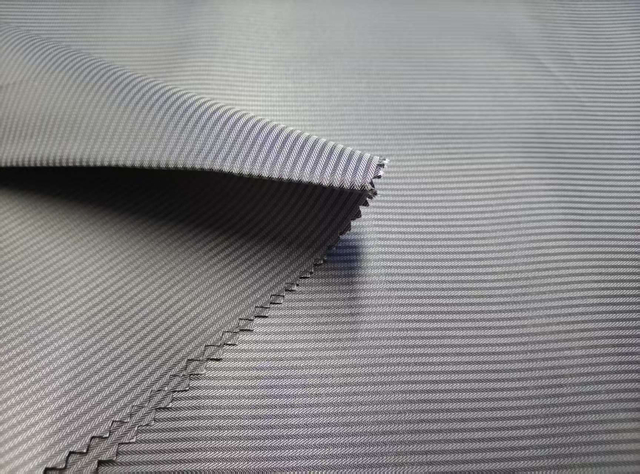 Small diagonal vertical stripe lining polyester fabric