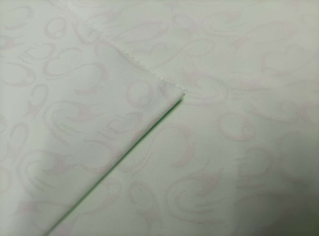 Knitted Bicolor Abstract Jacquard polyester fabric